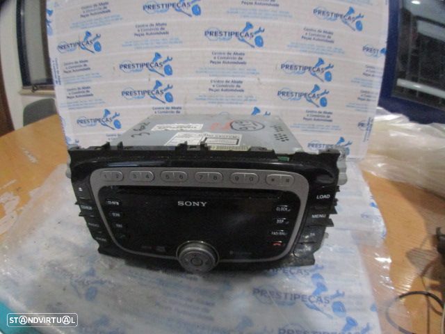 Radios 7S7T18C939BE VP6M2F18C821FA FORD MONDEO 4 2007 2.0TDCI 140CV 4P CINZA ORIGINAL SONY CD3XX CD6 Danificado - 1