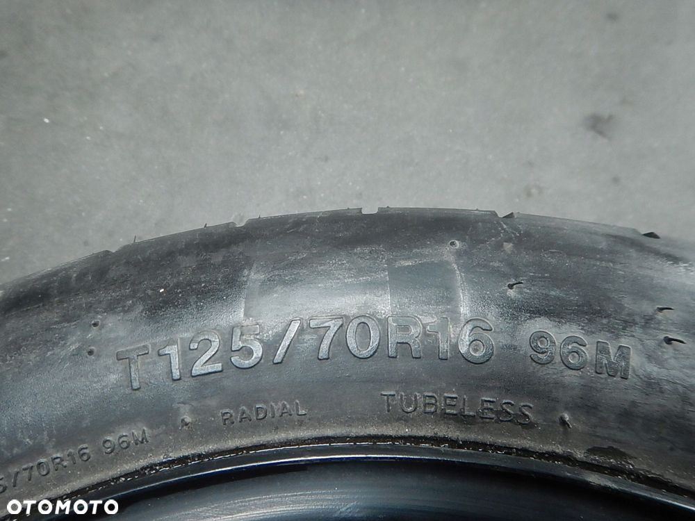 dojazdówka koło dojazdowe zapas vw golf vi audi 8p a3 r16 5x112 1k0601027s - 9