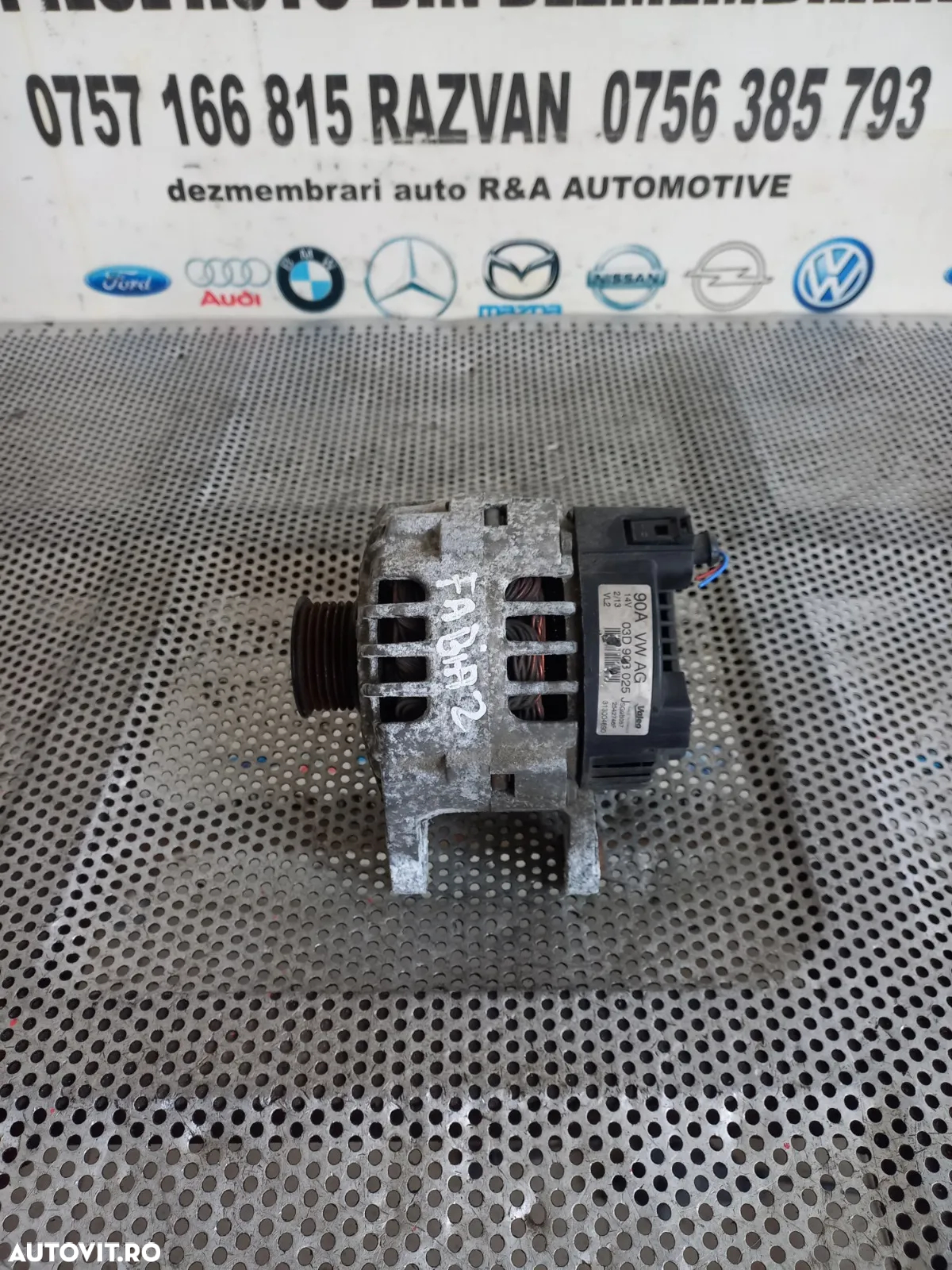Alternator Skoda Fabia 2 Vw Polo Seat Ibiza 1.2 Benzina An 2007-2008-2009-2010-2011-2012-2013-2014 - 5