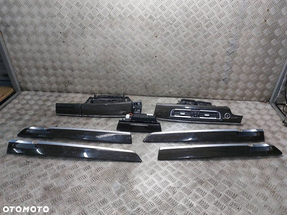 DEKORY LISTWY OZDOBNE KOMPLET BMW F01 730D UK 9115537 9115533 9115534 - 1