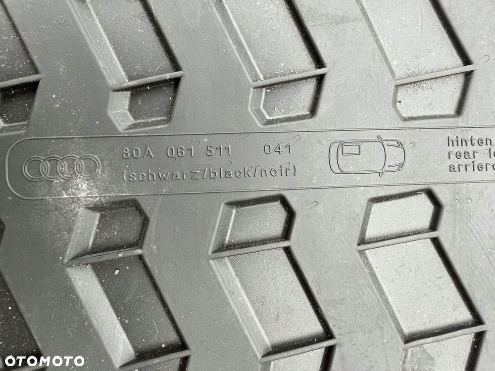 audi q5 80a zestaw dywaników gumowych przód tył 80b061501 80a061511 - 14