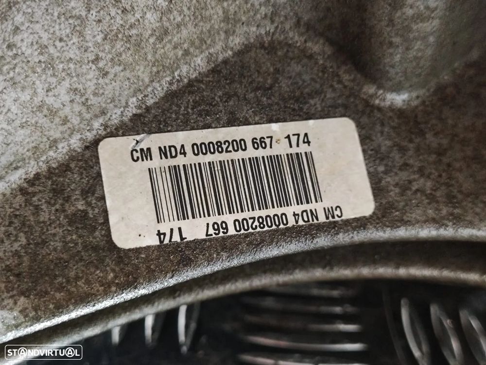 CAIXA VELOCIDADES MANUAL RENAULT MEGANE III 3 MK3 COUPE 1.9 DCI 8V 130CV F9Q872 8200667177 ND4001 A092367 MEGANE III 3 MK3 HATCHBACK MEGANE III 3 MK3 GRANDTOUR - 9