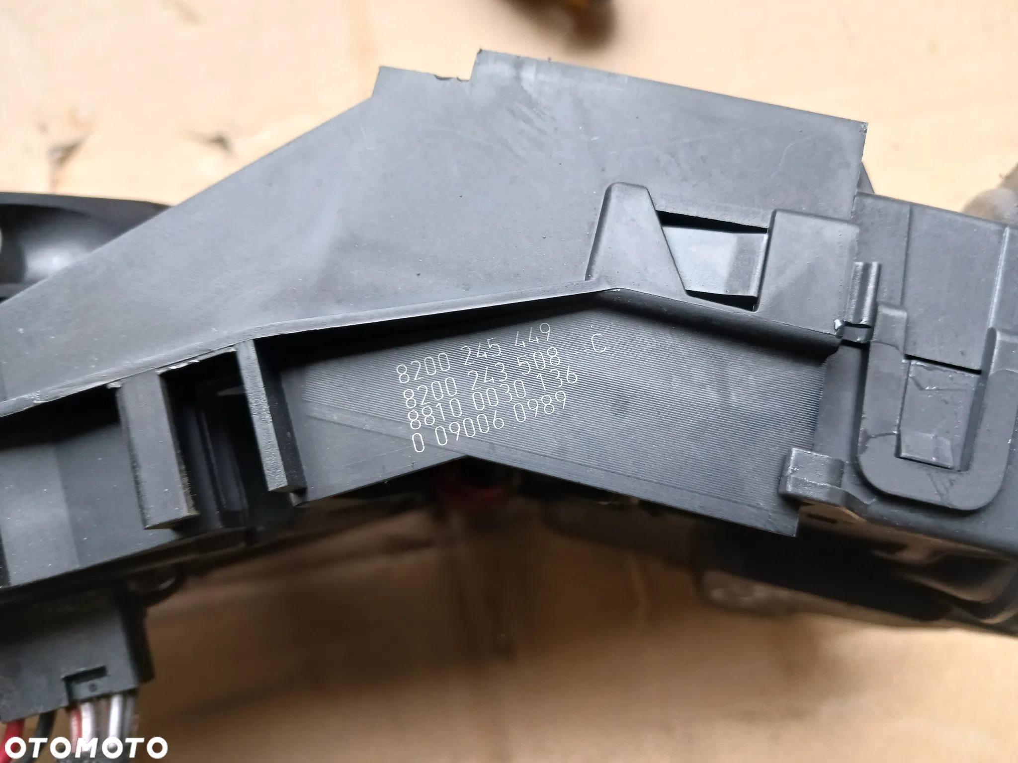 Manetki Renault CLIO III 3 Modus przełącznik zespolony taśma airbag zwijak poduszki 88103003136  8200245449  8200243508-C - 4