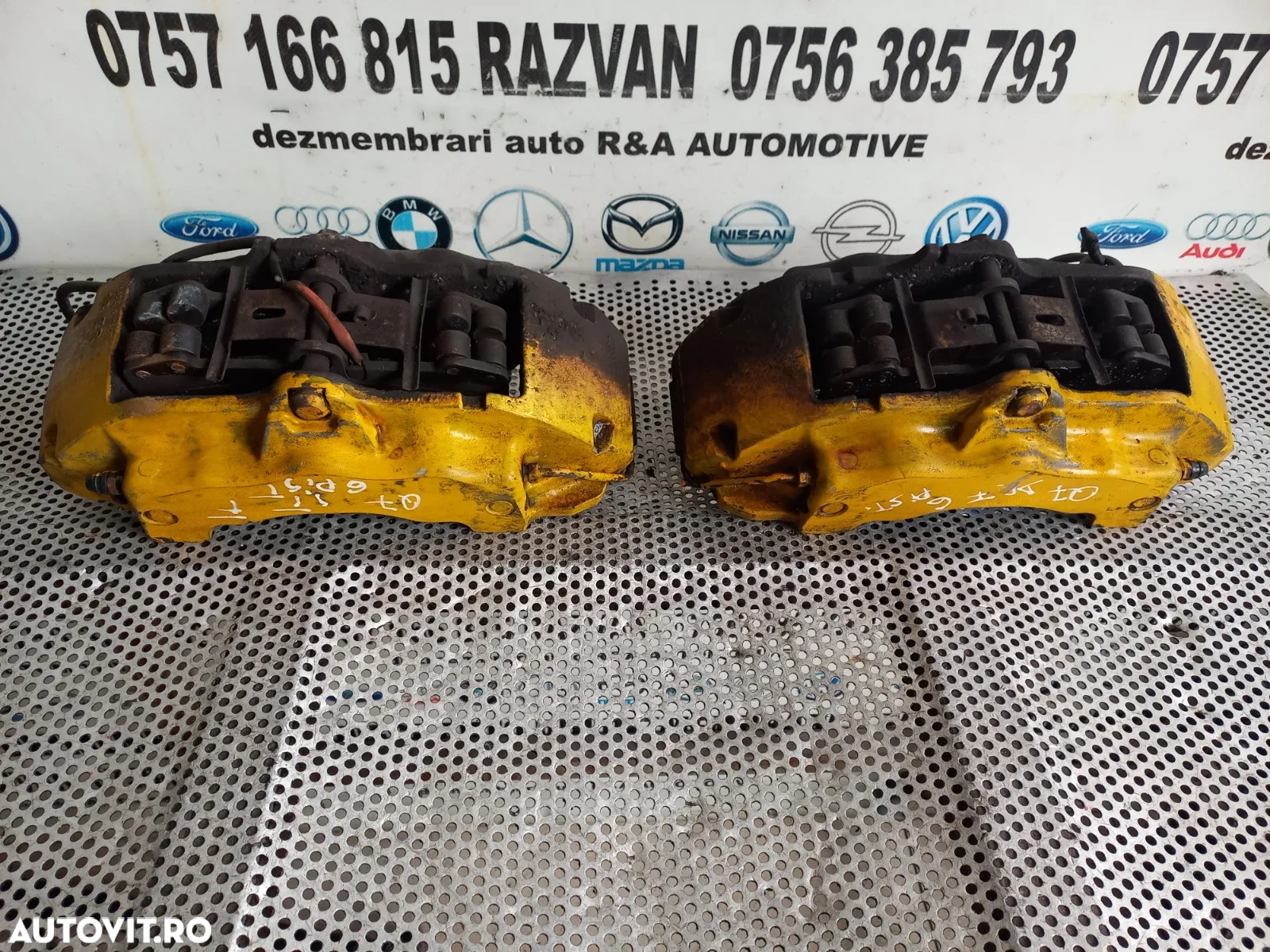 Etrieri Etrier Stanga Dreapta Fata Cu 6 Pistonase Audi Q7 4L Vw Touareg Porsche Cayenne 2006-2007-2 - 2