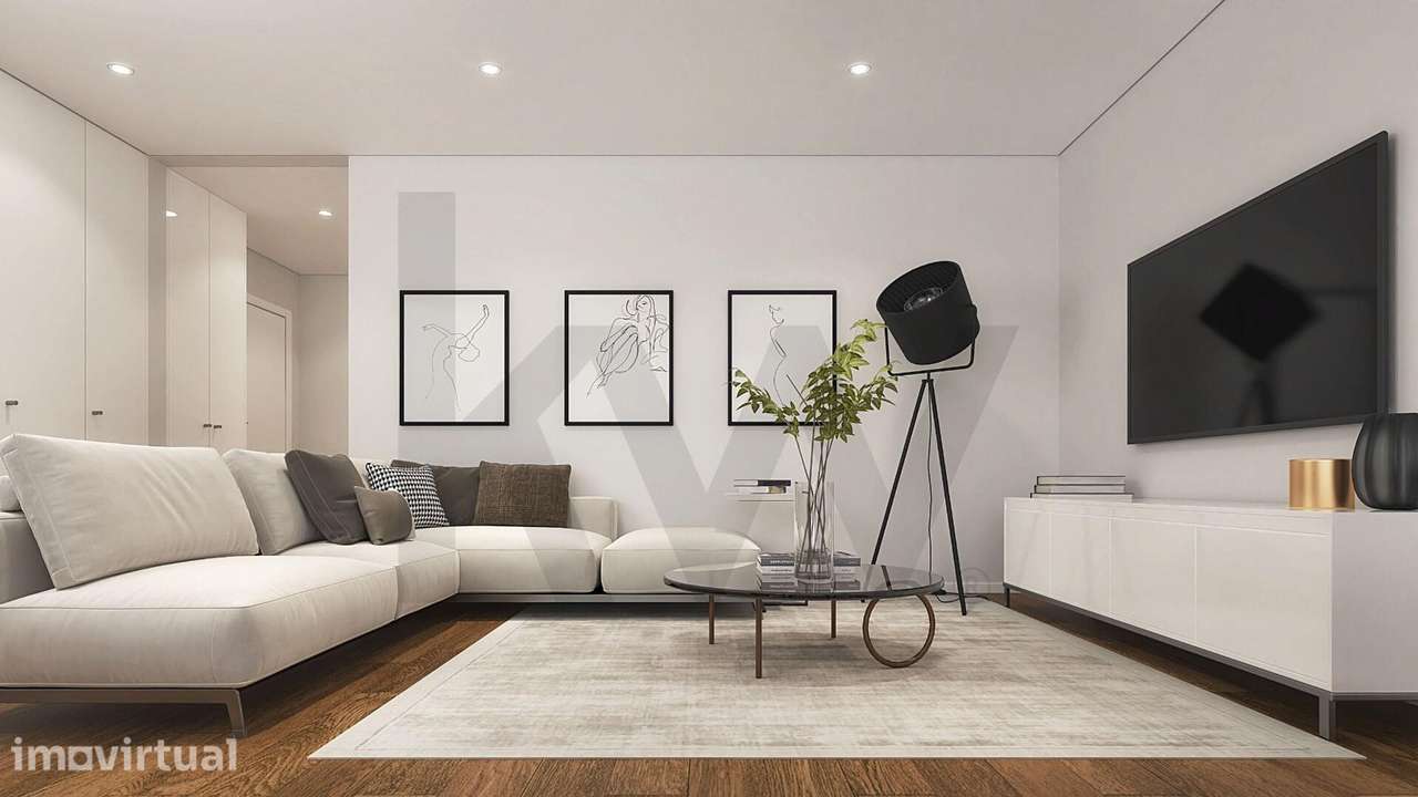 Apartamento T2 + 1, com Terraço e garagem, em Leça da Palmeira - Grande imagem: 4/21