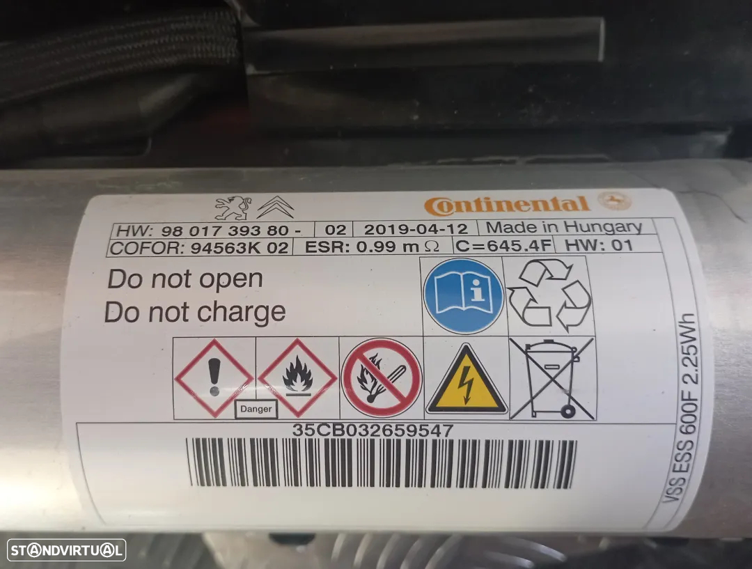 Centralina Start/Stop Citroen Jumpy / Peugeot Expert / 208 / Toyota Proace 2.0 BlueHdi 2020 - 3