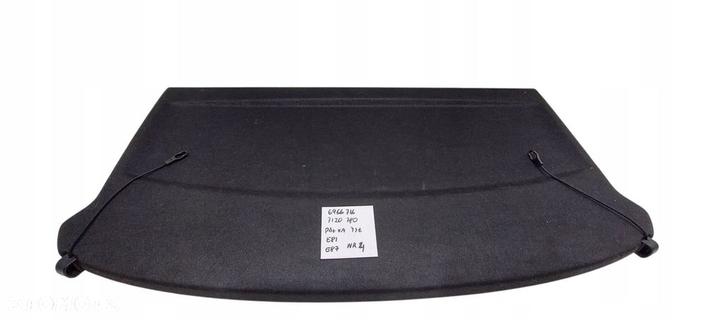 Bmw E81 E87 Półka Bagażnika Tylna Tył Czarna 6966716 Nr 4
