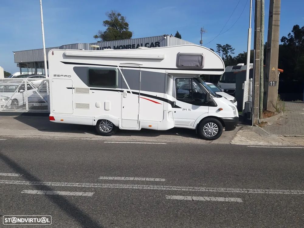 Ford Transit 2.2 TDCI - ROLLER TEAM ZEFIRO 291 TL - 4 LUGARES - 6 DORMIDAS - 2