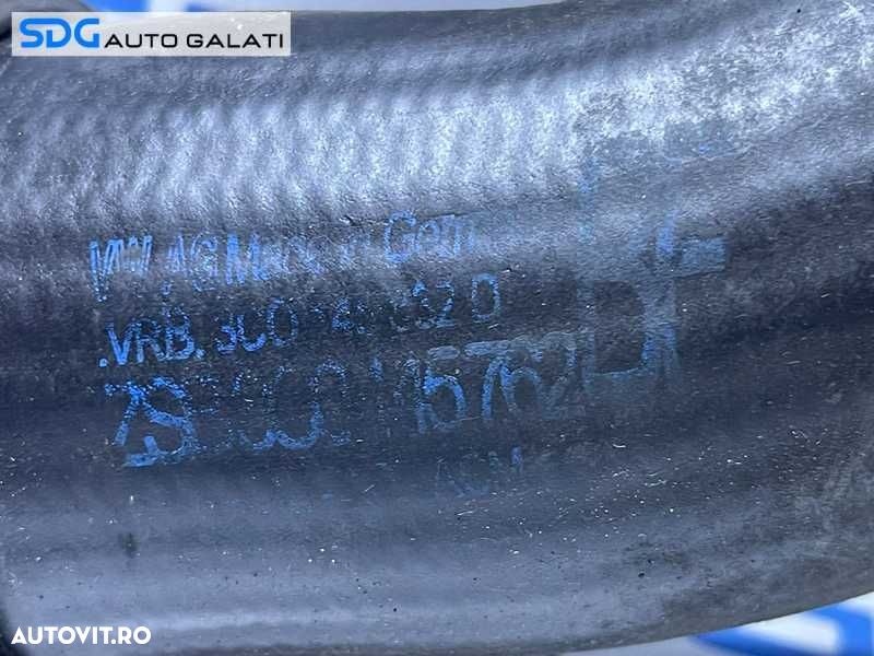 Furtun Conducta Presiune Aer Intercooler Skoda Octavia 2 2.0 TDI BMM 2004 - 2013 Cod 3C0145832D [D0903] - 3