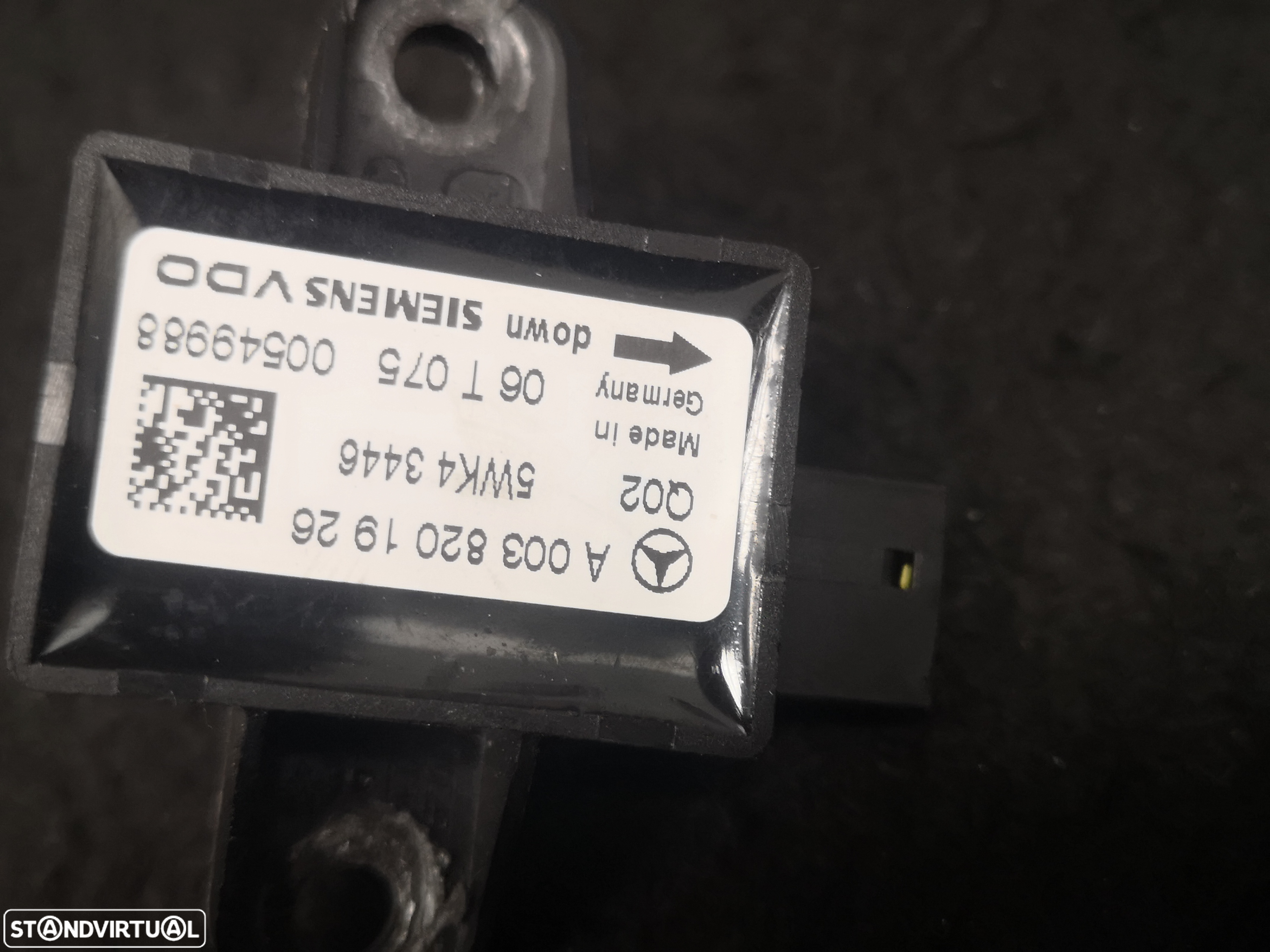 Sensor de airbag sensor impacto  Mercedes 2006-2013 (2x no estoque) - 4