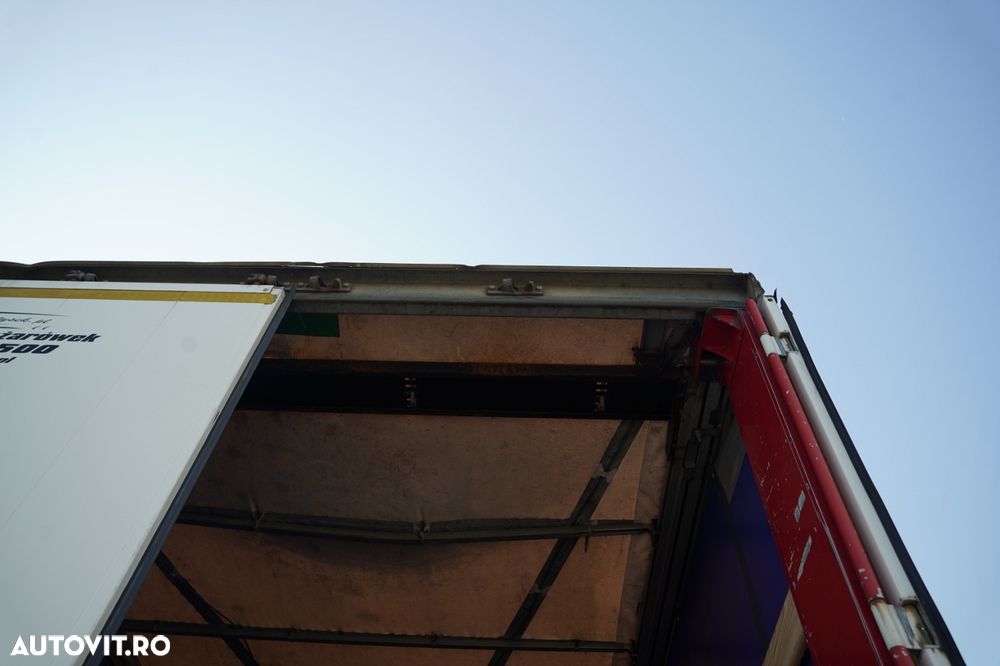 Fruehauf CORTINĂ / STANDARD / BALCĂ PODEA PUTERNICĂ / 385/55 R22.5 / AXĂ RIDICATĂ / SAF - 15