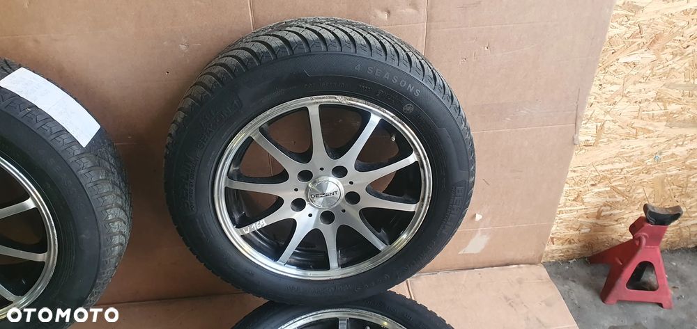 Alufelgi z oponami alusy felgi aluminiowe Dezent V DARK 5x112 ET38 6.5J 185/65 R15 Mercedes A-Klasa W169 - 2