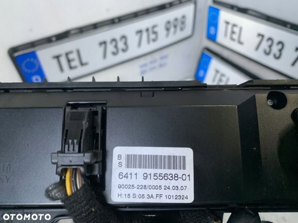 PANEL KLIMATRONIK 9155638 BMW E60 E61 LIFT - 3