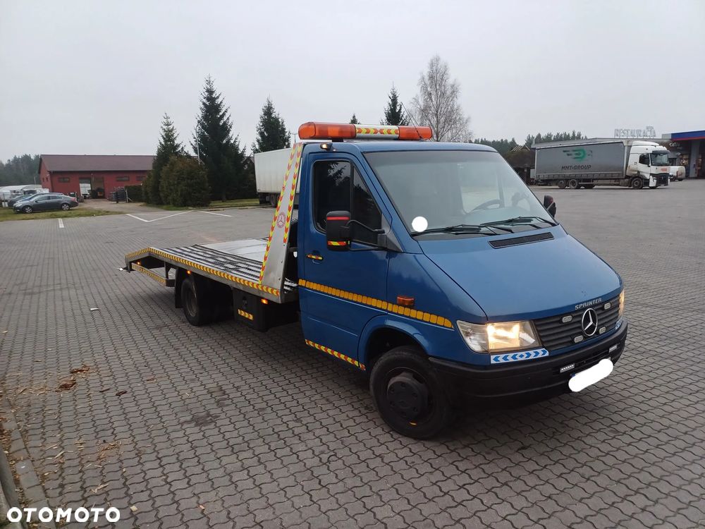 Mercedes-Benz Sprinter 410D Bliźniak 2.9 TD Najazd Autolaweta - 1