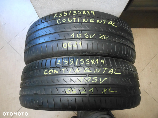 Opony 235/55r19 continental premium contact 6 6,6mm lato para