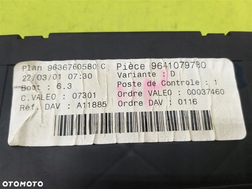 Moduł BSI Sterownik Peugeot 307 2001-2008 2,0 HDI 9641079780 ORYGINAŁ - 3