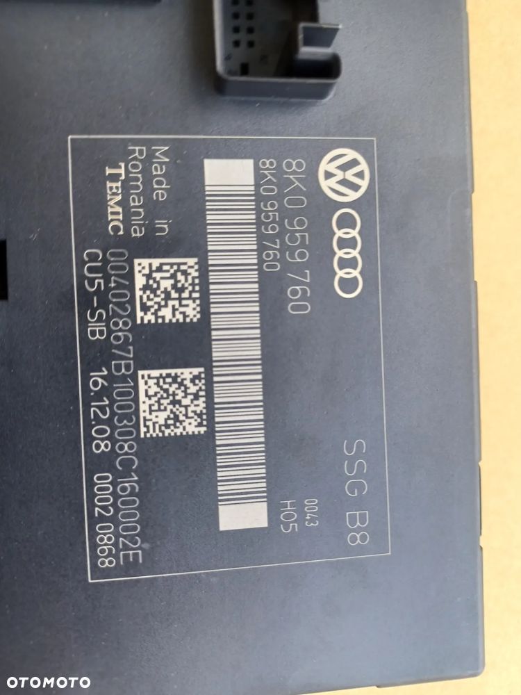 MODUŁ FOTELA A4 B8 8K0959760 - 2