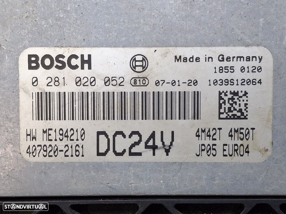 Centralina Do Motor Mitsubishi Canter (Fb7, Fb8, Fe7, Fe8) 7.Generatio - 4