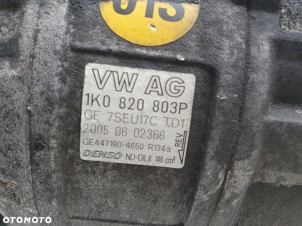SPRĘŻARKA KLIMATYZACJI Audi A3 II 8P 1.6 FSI _ 1K0820803P - 2