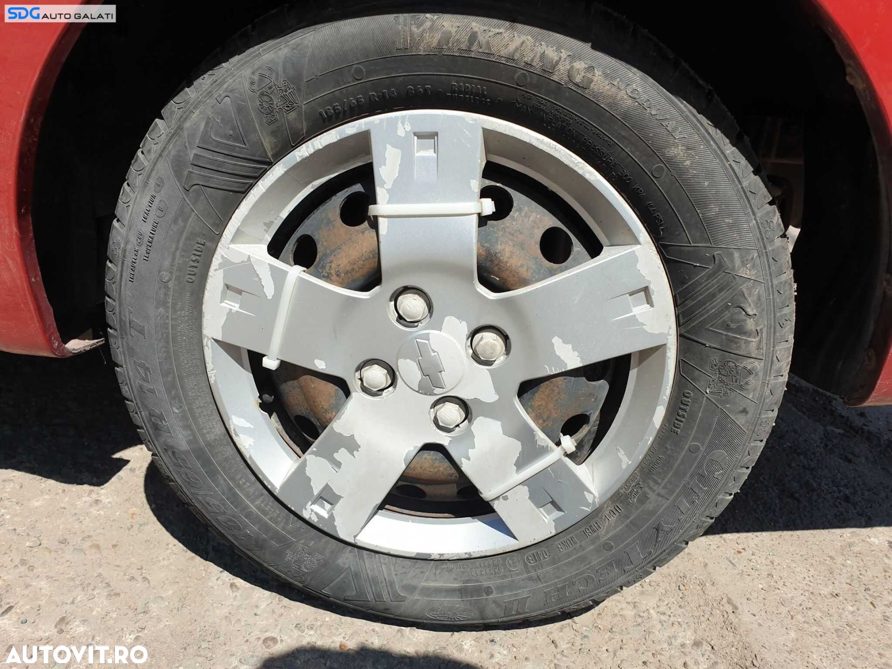 Janta Roata Rezerva Tabla cu Capac 185 65 14 R14 Chevrolet Aveo T250 2005 - 2011 - 1