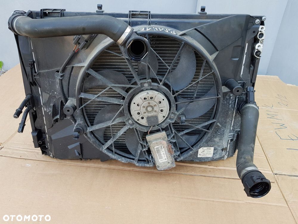 bmw 1 e87 3 e90 1.6i 1.8i benzyna komplet chłodnic - 1
