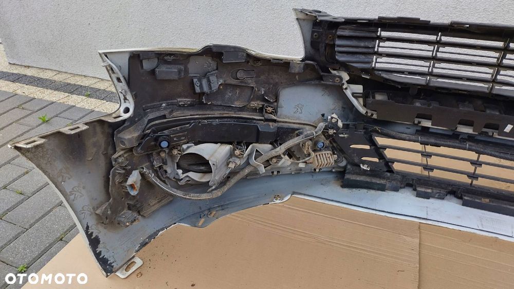 peugeot 508 1 i lift 15-18 zderzak przedni przód kompletny biały ewpb - 13