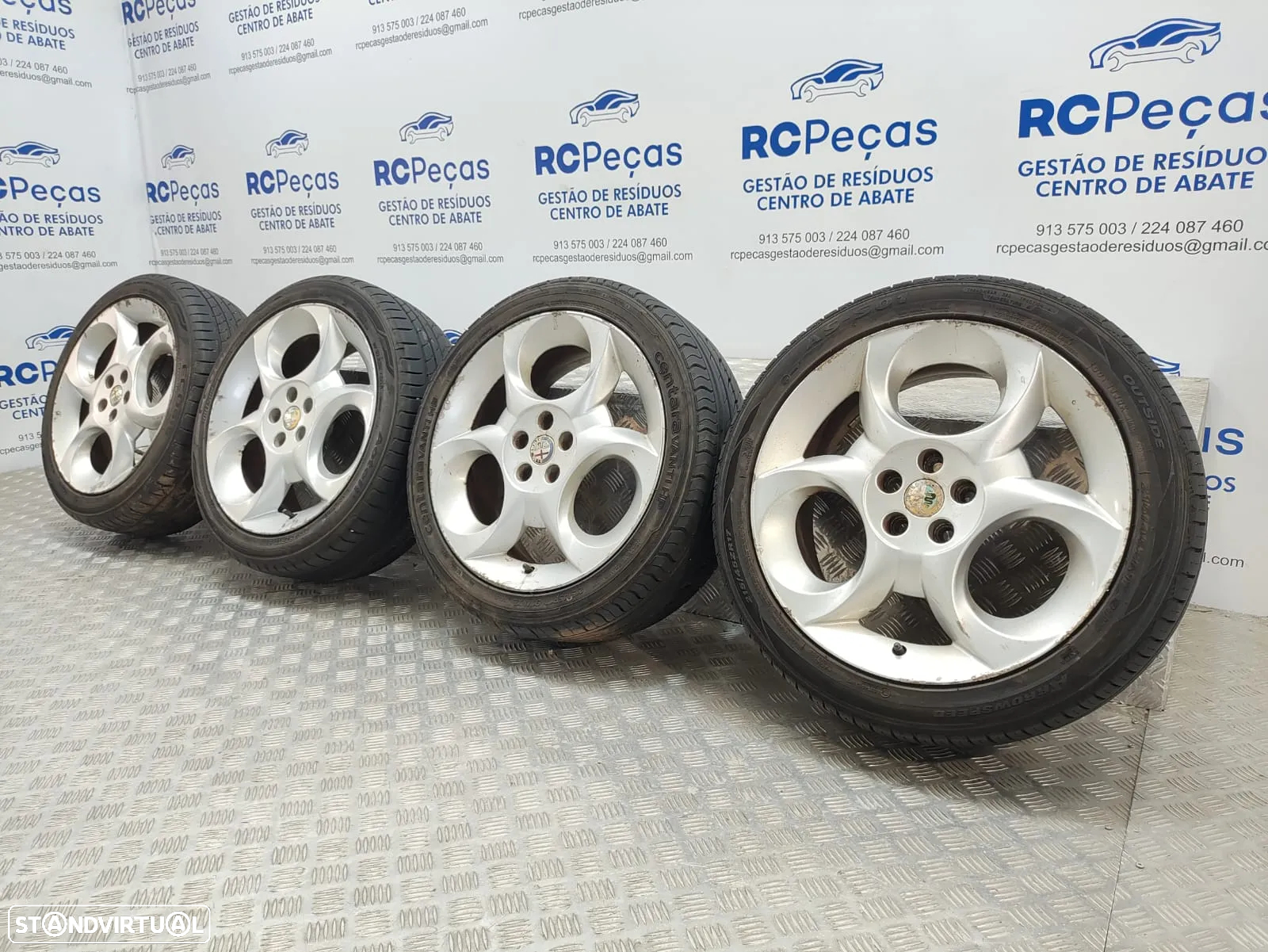 Conjunto Jantes 17 Alfa Romeo 147 7J ET40,5 5x98 - 11