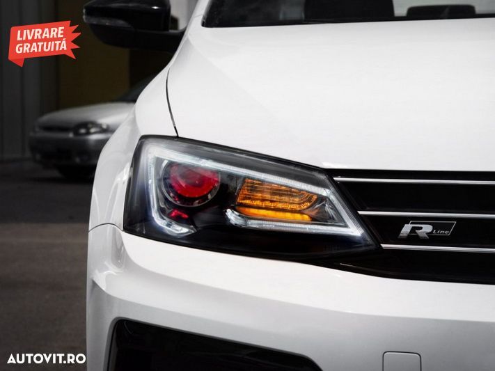 Faruri LED DRL VW Jetta Mk6 VI Non GLI (2011-2017) Semnal Dinamic Secvential Demon- livrare gratuita - 14