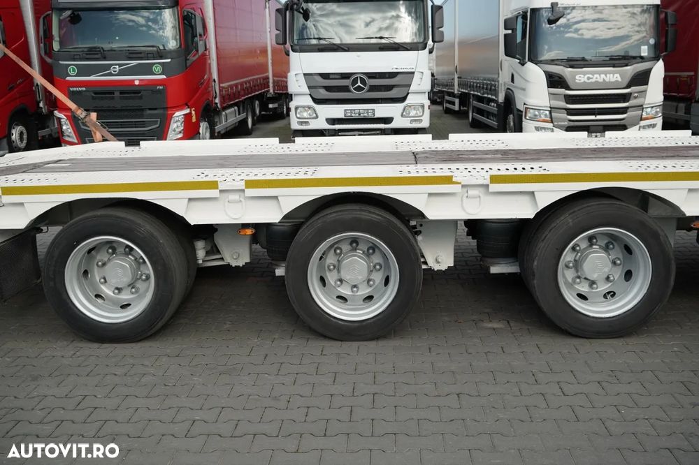 Castera REMORCA AUTO AMC CASTERA / ÎNCĂRCARE JOSĂ / 13,7 M / REDUCERE HIDRAULICĂ / REDUCERE HIDRAULICĂ / AX DE DIRECȚIE / TROLIU - 33