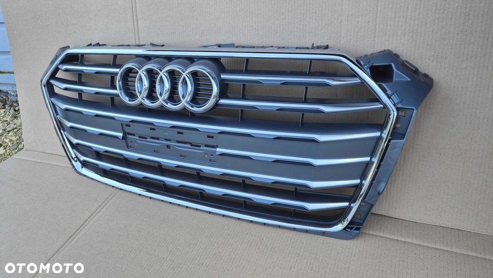 Atrapa chłodnicy GRILL Audi A5 B9 F5 8W6 2015-2019 CHROM OE 8W6853651AB R ORYG NEW - 8