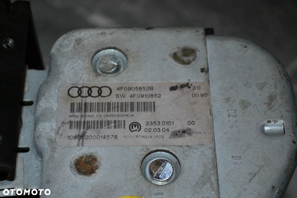 AUDI A6 C6 KOLUMNA KIEROWNICA BLOKADA RYGIEL 4F0905852B - 2