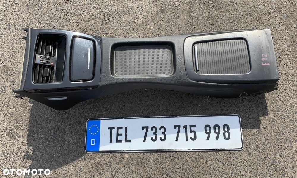 TUNEL ŚRODKOWY TYLNY BMW E92 E93 CZARNY - 1