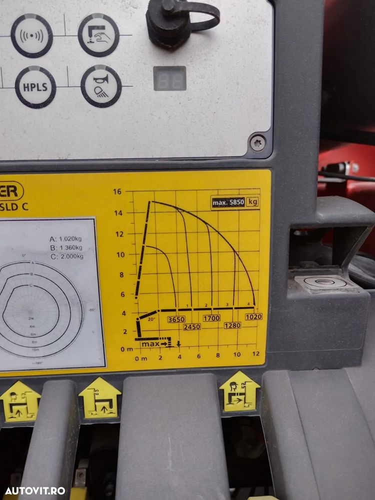 Mercedes-Benz Actros 2648 + macara PALFINGER PK 14.510K - 8