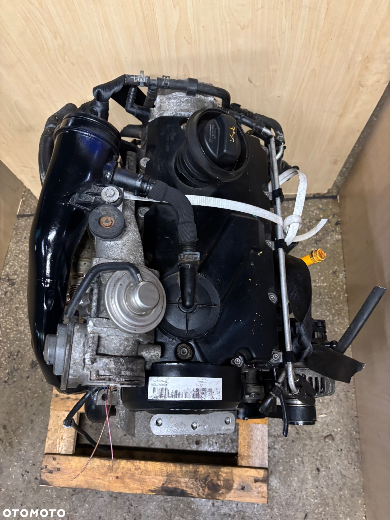 Silnik kompletny vw seat skoa Fabia Ibiza Polo 1.9 tdi  BSW 06r - 3