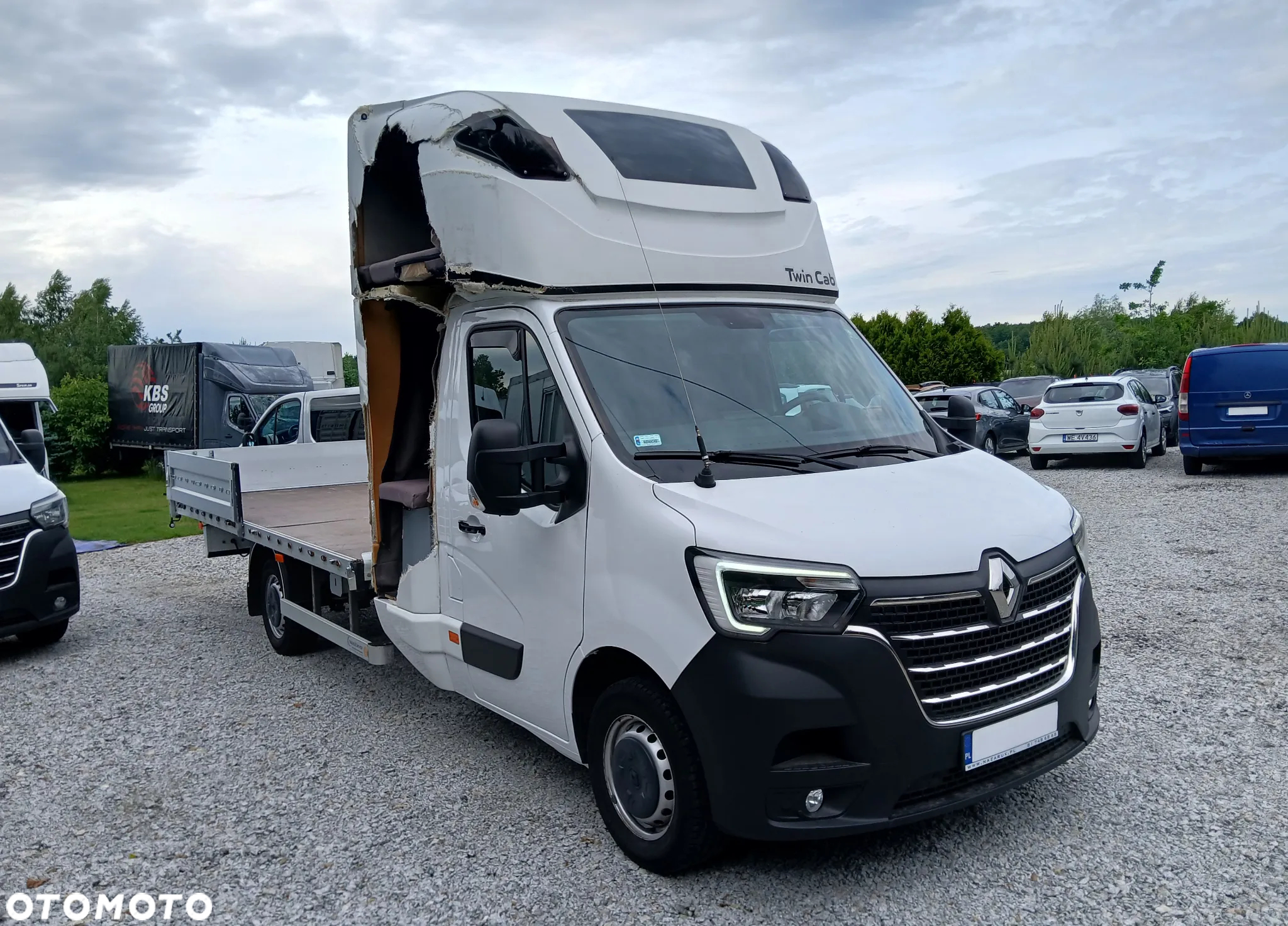 Renault Master IV 2.3Dci 163KM Twin Cab Plandeka Firana Sypialka X2 cena brutto!!! - 7