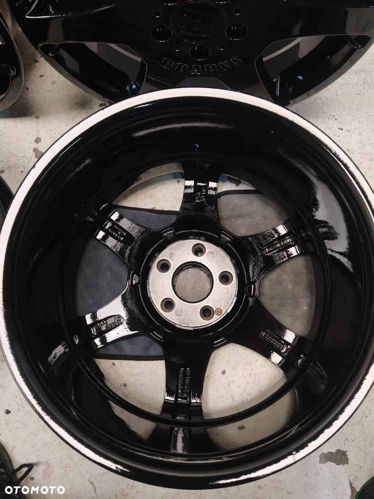 BRABUS MERCEDES 8X18 ORYGINALNE FELGI ALUMINIOWE R18 ET67 5x112 KOMPLET DEKIELKI ORYGINAŁ - 4
