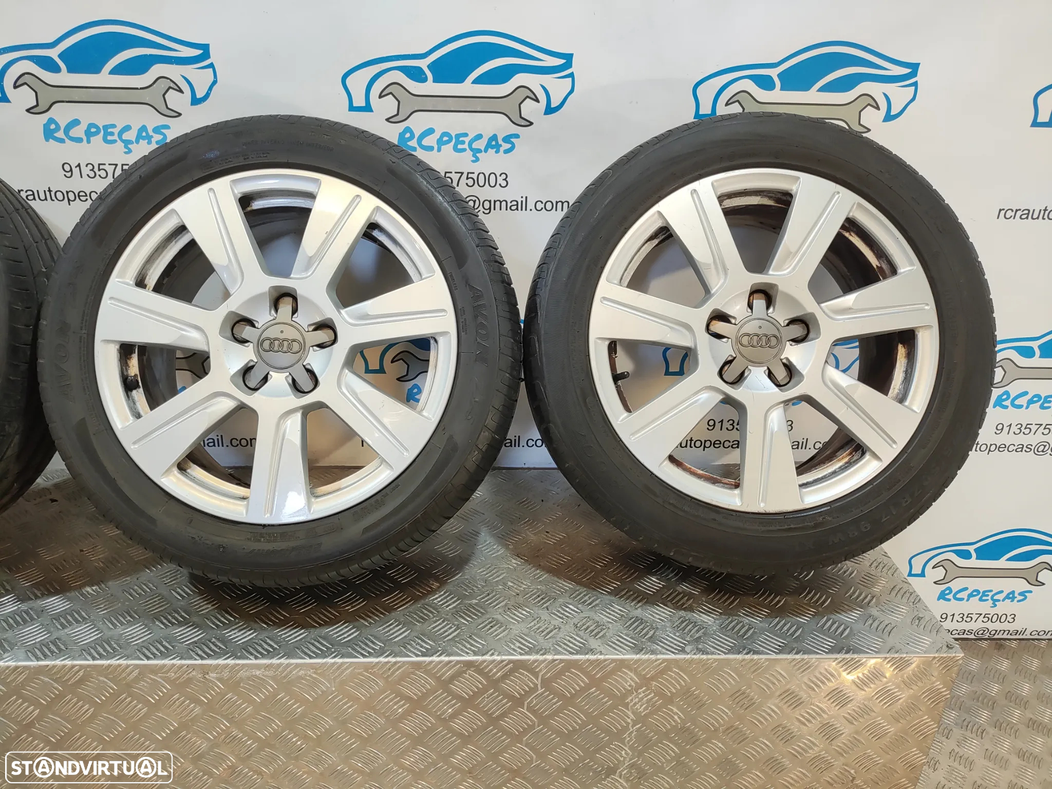 JANTES ORIGINAIS 17 AUDI 7,5J ET45 5X112 A6 C6 S6 A3 A4 B8 A8 TT - 6