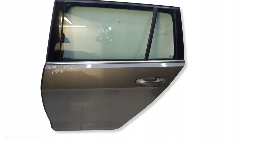 vw golf vii 7 kombi 13-19r drzwi prawe tył tylne kompletne la7n - 1