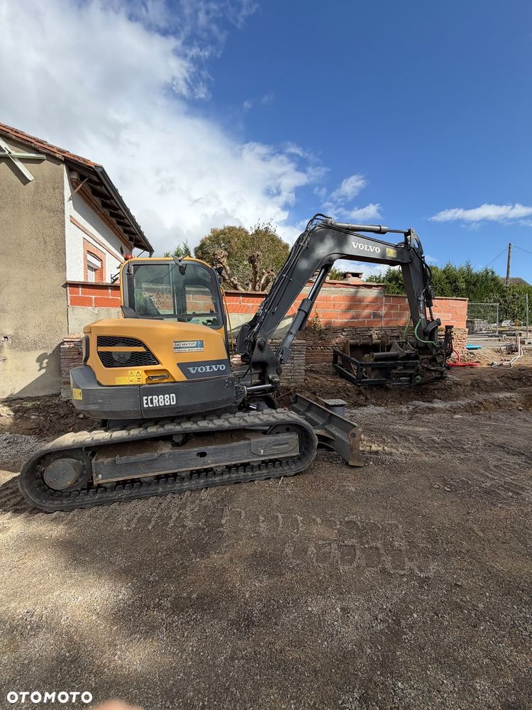 Volvo ECR88D / Głowica obrotowa  / 4 łyżki / widły