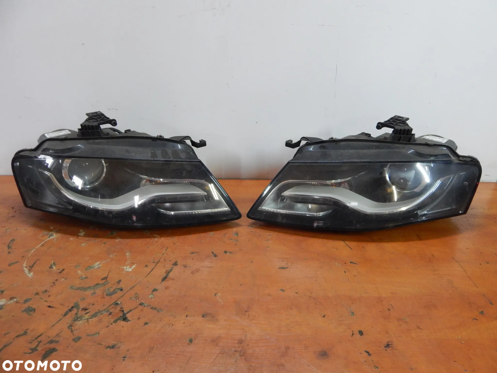 Lampa przód xenon LED AUDI A4 s4 B8 08-13 Łuków części - 2