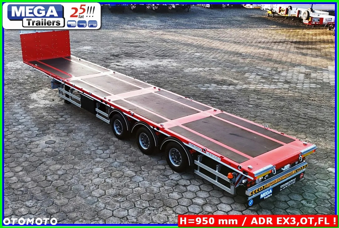 Inny Kontenerowa / budowlana 13.60 m, h=950 mm, full ADR EX3, OT, FL UNIWERSALNA !!! - 8