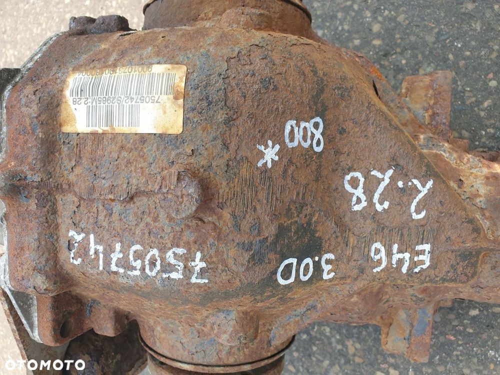 MOST DYFER DYFERENCJAŁ TYŁ TYLNY 2.28 BMW E46 3.0 DIESEL 7505742 - 9