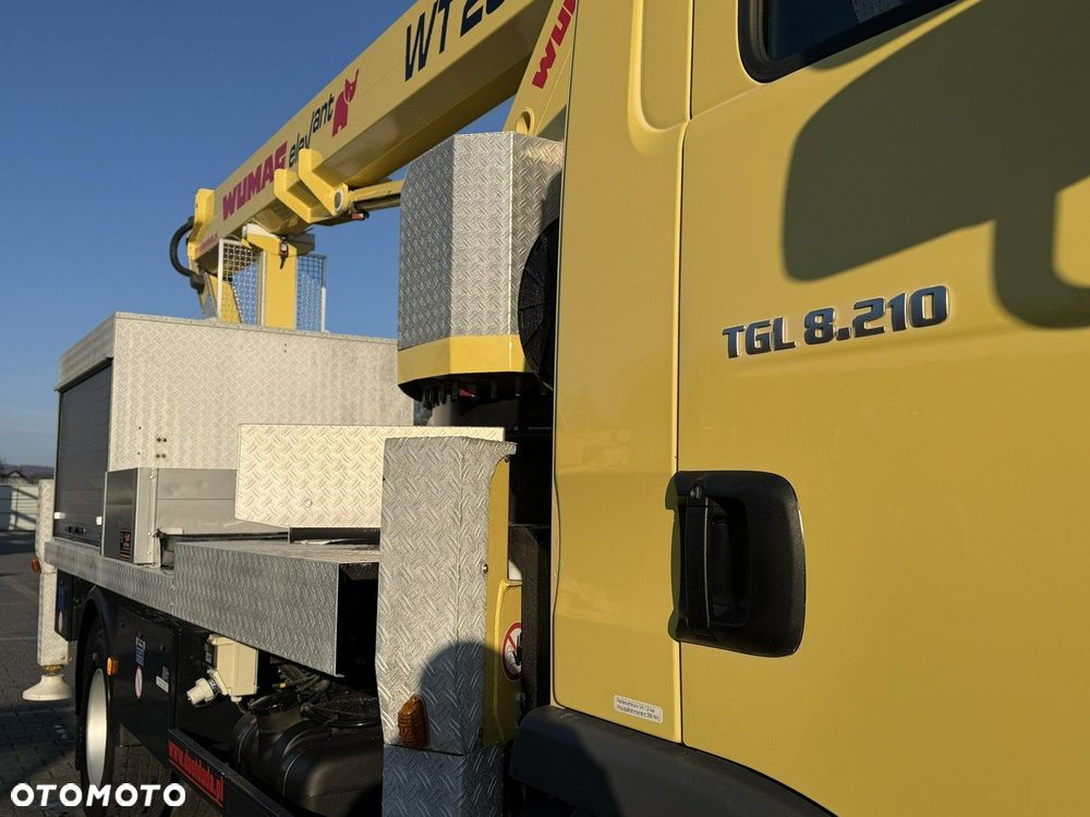 MAN TGL 8.210 Zwyżka WUMAG WT 230 23m w bok 18m podnośnik - 8