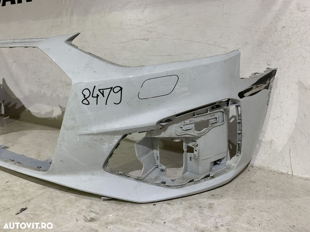 Bara fata Audi A4, B9, facelift, S-Line, 2020, 2021, 2022, 2023, 2024, cod origine OE 8W0807437AQ, cu gauri pentru spalatori faruri. - 4