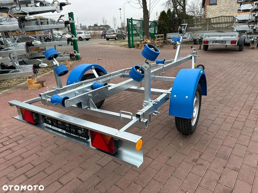 Neptun Przyczepa Neptun N7-17 NAVY 1 osiowa pod łodzie ponton do 5,5m - 5