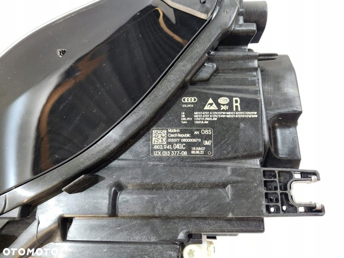Audi A6 C8 4K Lampa przednia Full Led Prawa - 12946 - 6