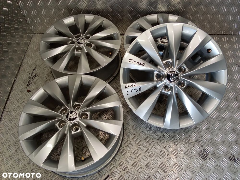 Felgi Skoda Scala Kamiq Fabia Rapid 6Jx16 et38 5x100 - 2
