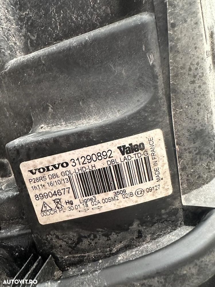 Far xenon adaptiv stanga Volvo XC90 2011-2014 31290892 - 2