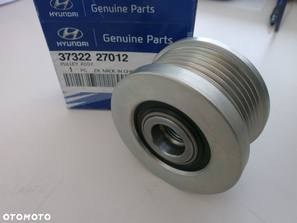 Koło pasowe alternatora ze sprzęgłem jednokierunkowym HYUNDAI KIA nr kat. 3732227012 - 2