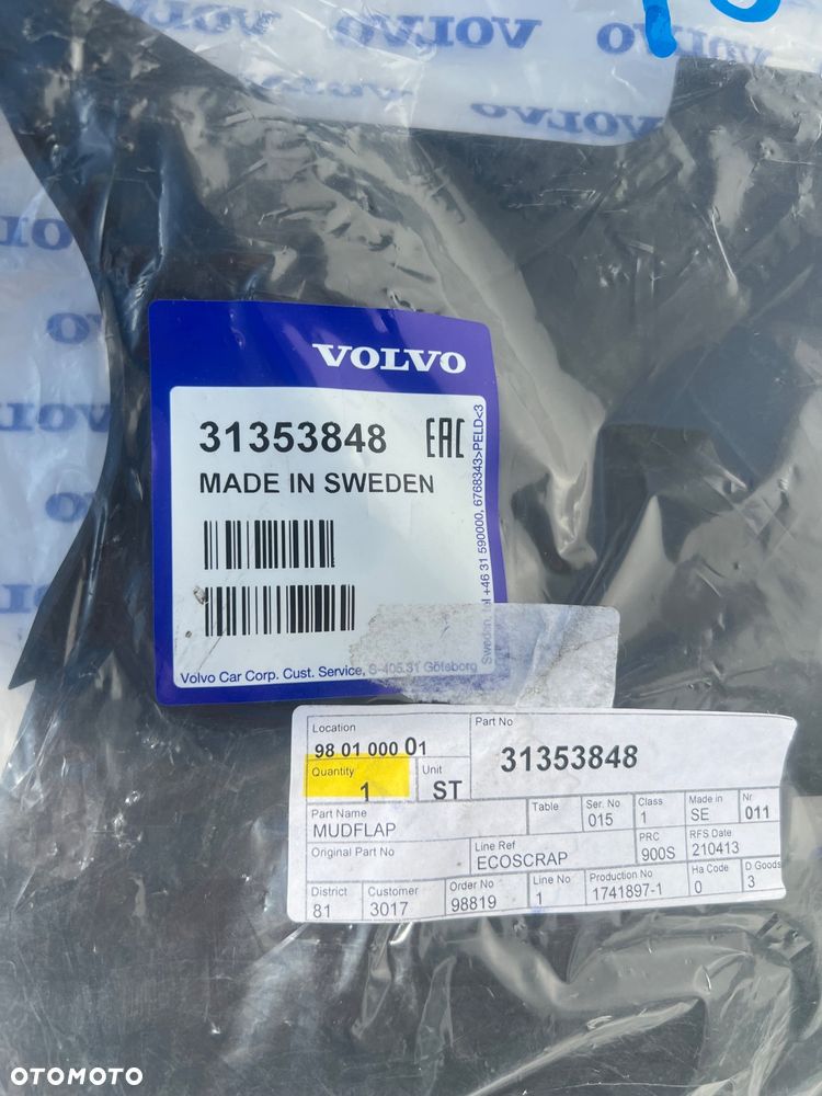 Osłona przednia lewa nadkola Xc60 xc90 S90 V90 xc60 - 2